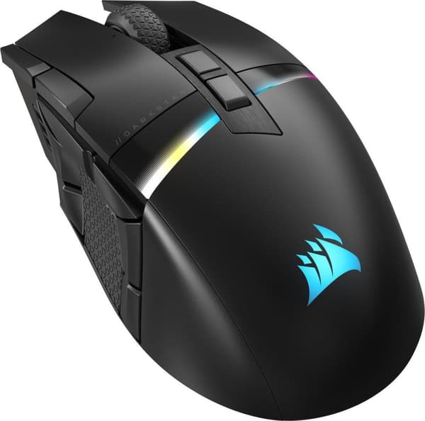Corsair Darkstar Wireless Gaming Mouse - trådløs MMO/MOBA gaming mus med 15 programmerbare knapper og 2000 Hz Hyper Polling (CH-931A011-EU)