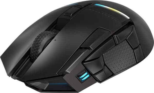 Corsair Darkstar Wireless Gaming Mouse - trådløs MMO/MOBA gaming mus med 15 programmerbare knapper og 2000 Hz Hyper Polling (CH-931A011-EU)