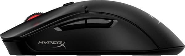 HyperX Pulsefire Haste 2 - Mus - optisk - 6 knappar - trådlös, trådbunden - 2,4 GHz, Bluetooth 5.0 - trådlös mottagare (USB) - svart