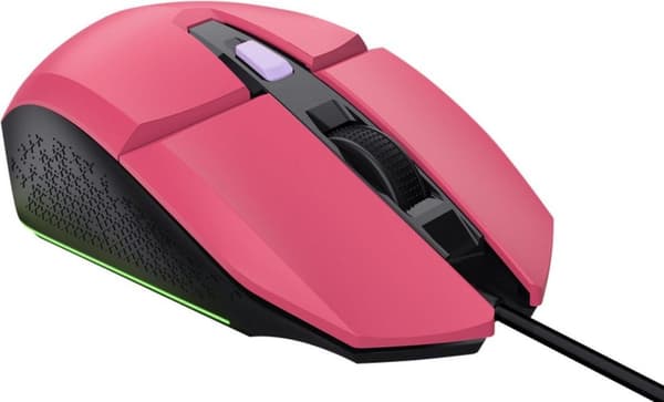 Trust Gaming GXT 109P Felox - Hiiri - valaistu peli - 6 painiketta - langallinen - USB - tehokas pinkki (25068)