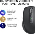 Miniatyrbild 8 av 10: Logitech MX Anywhere 3S - Mus - optisk - 6 knappar - trådlös - Bluetooth - Logitech Logi Bolt USB-mottagare - Grafit (910-006929)