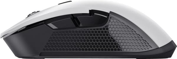 Trust GXT 923W Ybar - mus - spel - högerhänt - 6 knappar - trådlös - 2,4 GHz - trådlös mottagare (USB) - vit