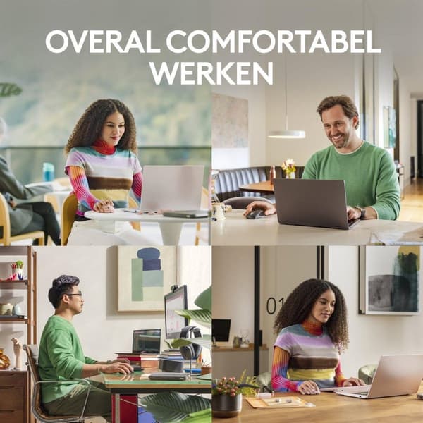Logitech MX Anywhere 3S - Mus - optisk - 6 knapper - trådløs - Bluetooth - Logitech Logi Bolt USB-modtager - rosa (910-006931)