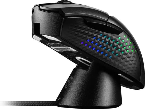 MSI Clutch GM51 - Hiiri - Oikeakätinen - optinen - 6 painiketta - langaton, langallinen - Bluetooth, 2,4 GHz - langaton vastaanotin (USB) (S12-4300080