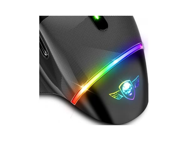 Spirit of Gamer XPERT-M800, högerhand, Optisk, RF Wireless + USB Type-C, 10000 DPI, Svart