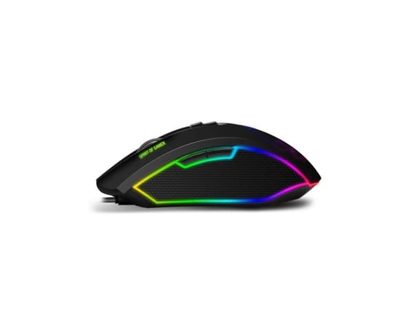 Spirit of Gamer ELITE-M40, högerhand, Optisk, USB Type-A, 4000 DPI, Svart