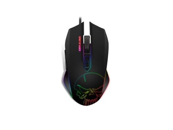 Spirit of Gamer ELITE-M40, högerhand, Optisk, USB Type-A, 4000 DPI, Svart Svart