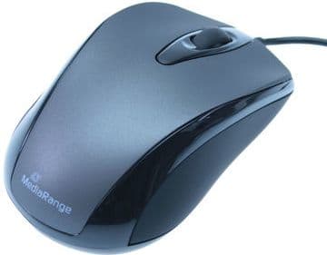 Mysz MediaRange MOUSE USB OPTICAL BLACK/GREY/MROS201 MEDIARANGE
