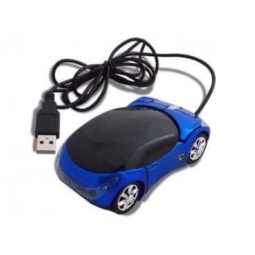 Svart bilformad usb-datormus usb-gadget-tillbehör.