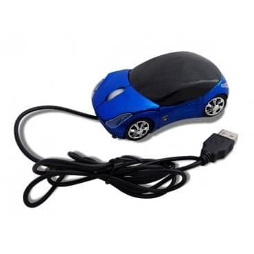 Svart bilformad usb-datormus usb-gadget-tillbehör.