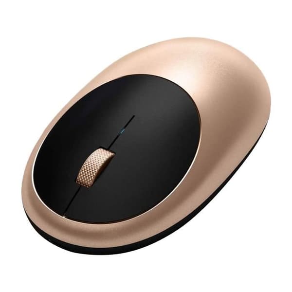 Bluetooth-mus Ergonomisk design Uppladdningsbar USB-C M1 Satechi Gold