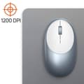 Miniatyrbild 3 av 4: Bluetooth-mus Ergonomisk design Uppladdningsbar USB-C M1 Satechi Blå