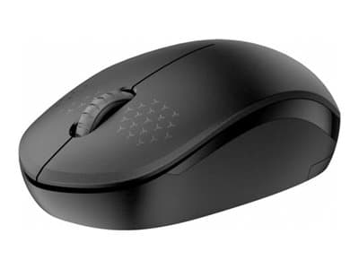eSTUFF G300 - Mus - höger- och vänsterhänta - LED - 3 knappar - trådlös - 2.4 GHz - trådlös USB-mottagare - svart