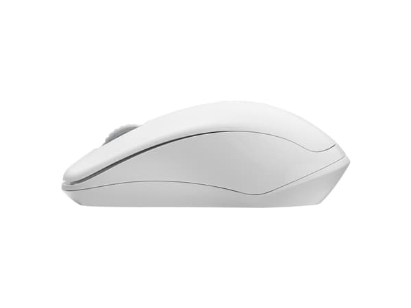 Rapoo 1680 Silent, Ambidextrous, Optisk, RF Trådlös, 1000 DPI, Vit