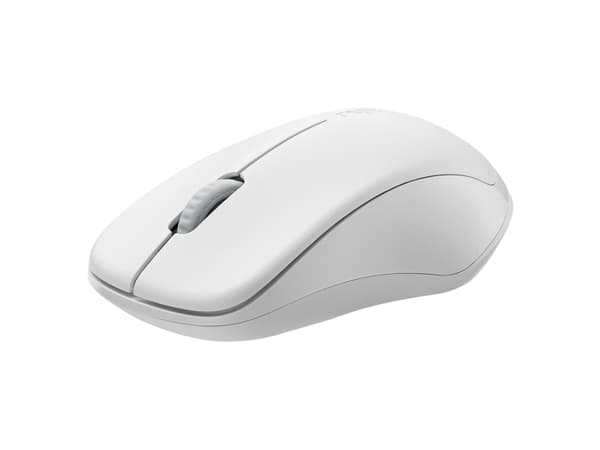 Rapoo 1680 Silent, Ambidextrous, Optisk, RF Trådlös, 1000 DPI, Vit Vit