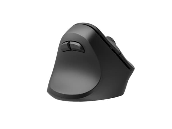 NATEC CRAKE 2, vänster hand, Vertikal design, Optisk, Bluetooth, 2400 DPI, Svart