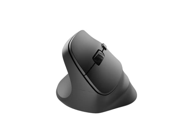 NATEC CRAKE 2, vänster hand, Vertikal design, Optisk, Bluetooth, 2400 DPI, Svart