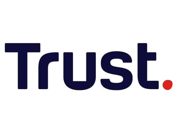 Trust Mydo - Mus - tyst - höger- och vänsterhänta - optisk - 4 knappar - trådlös - 2.4 GHz - trådlös USB-mottagare - blå
