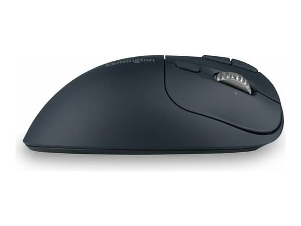 Kensington Pro Fit Ergo TB550 Trackball EQ - Styrekule - ergonomisk - optisk - 9 knapper - trådløs - 2.4 GHz, Bluetooth - USB trådløs mottaker - blåg