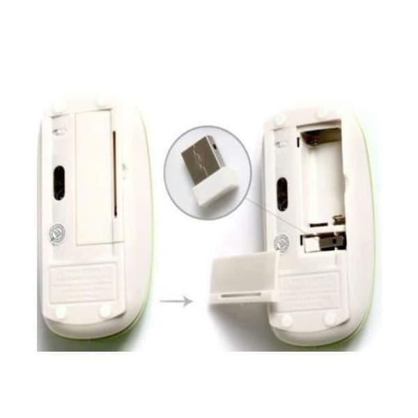 Trådlös mus - GOBRO - Ultratunn - Ergonomisk - Optisk - PC och Mac kompatibel