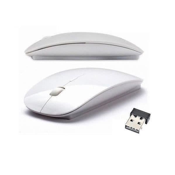 Trådlös mus - GOBRO - Ultratunn - Ergonomisk - Optisk - PC och Mac kompatibel