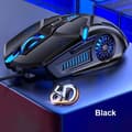 Miniatyrbild 1 av 4: G5 Gaming Mouse 7 färg bakgrundsbelysning USB trådbunden tyst mus för Gamer 3200 Dpi möss för PC- - Typ: Svart -TO2939A