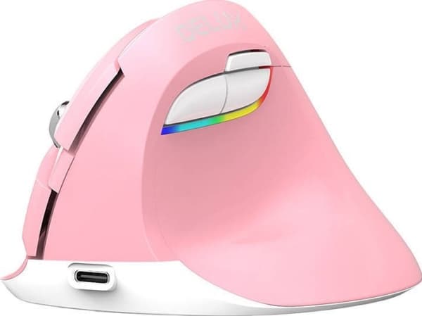 Delux M618 Mini hiiri vaaleanpunainen