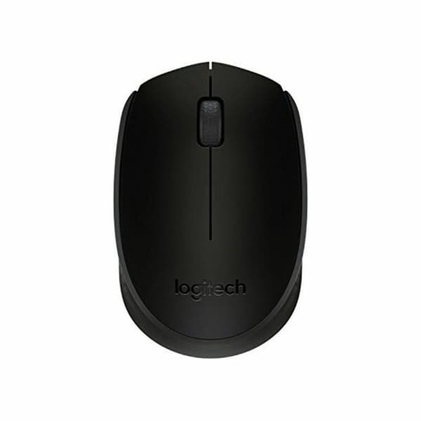 Trådlös Mus Logitech B170 1000 dpi Svart Svartvit