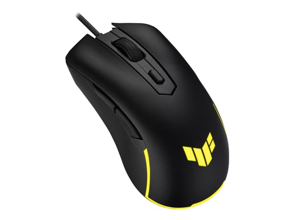 ASUS TUF Gaming M3 Gen II - Mus - ergonomisk - høyrehendt - optisk - 6 knapper - kablet - USB 2.0 - svart
