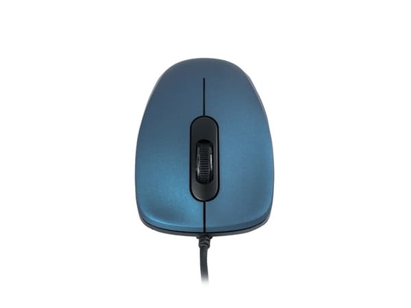 Modecom MC-M10, Molempikätinen, Optinen, USB A-tyyppi, 1000 DPI, Musta, Sininen