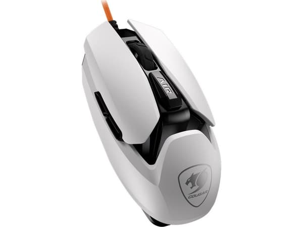 COUGAR Gaming AirBlader Tournament, högerhand, Optisk, USB Type-A, 20000 DPI, Vit
