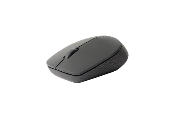 Rapoo M100 - Mus - trådlös - 2,4 GHz, Bluetooth 4.0, Bluetooth 3.0 - Svart