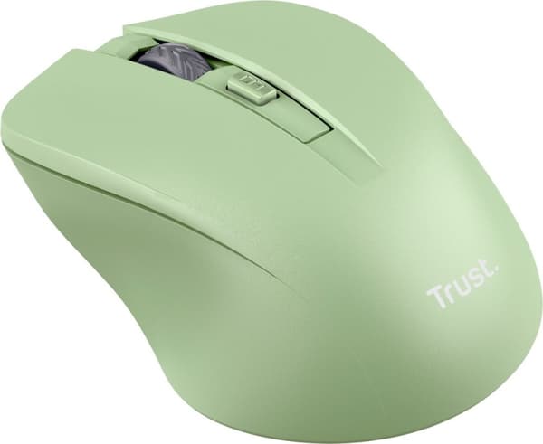 Trust Mydo - Trådlös mus - 1800 DPI - Grön