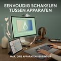 Miniatyrbillede 2 af 9: Logitech Pebble 2 M350s - mus - optisk - 3 knapper - trådløs - Bluetooth 5.2 LE - tonal hvid