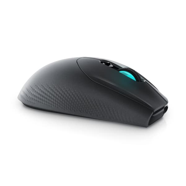 Dell Alienware AW620M - Mus - Højrehåndet - optisk - 7 knapper - trådløs, kablet - USB, 2,4 GHz - Dark Side of the Moon - detailhandel - Æske (AW620M-