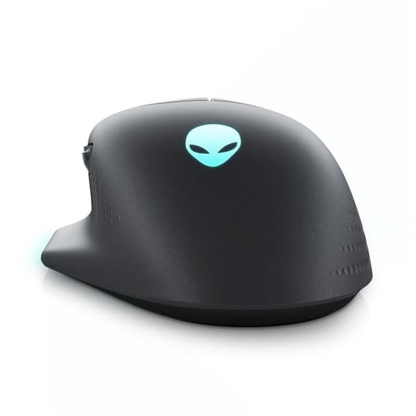Dell Alienware AW620M - Mus - Højrehåndet - optisk - 7 knapper - trådløs, kablet - USB, 2,4 GHz - Dark Side of the Moon - detailhandel - Æske (AW620M-