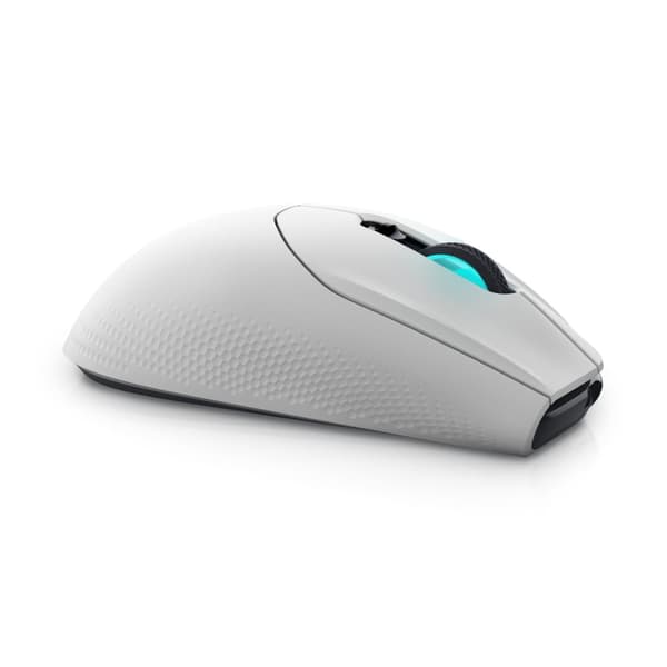 Dell Alienware AW620M - Hiiri - Oikeakätinen - optinen - 7 painiketta - langaton, langallinen - USB, 2,4 GHz - Lunar Light - vähittäismyynti - Laatikk