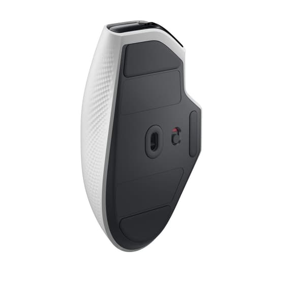 Dell Alienware AW620M - Hiiri - Oikeakätinen - optinen - 7 painiketta - langaton, langallinen - USB, 2,4 GHz - Lunar Light - vähittäismyynti - Laatikk