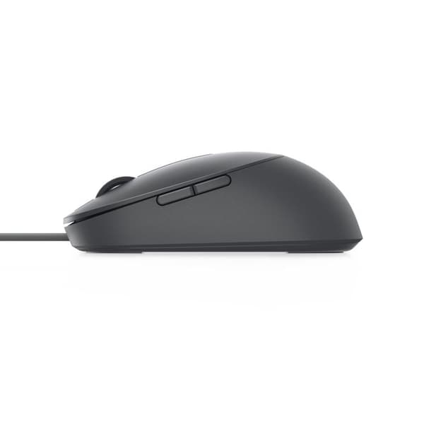 DELL MS3220 Mus - Laser - 5 knappar - Kabelansluten - USB 2.0 - Titan grå