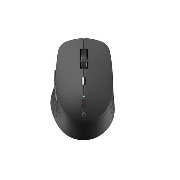 Trådlös mus - RAPOO - M300 Silent - 1600 DPI - Bluetooth - Svart Grön
