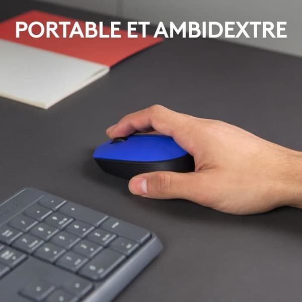 Mus - Trådlös - Logitech - M171 - Ambidextrous - Blå