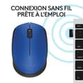 Miniatyrbild 6 av 6: Mus - Trådlös - Logitech - M171 - Ambidextrous - Blå