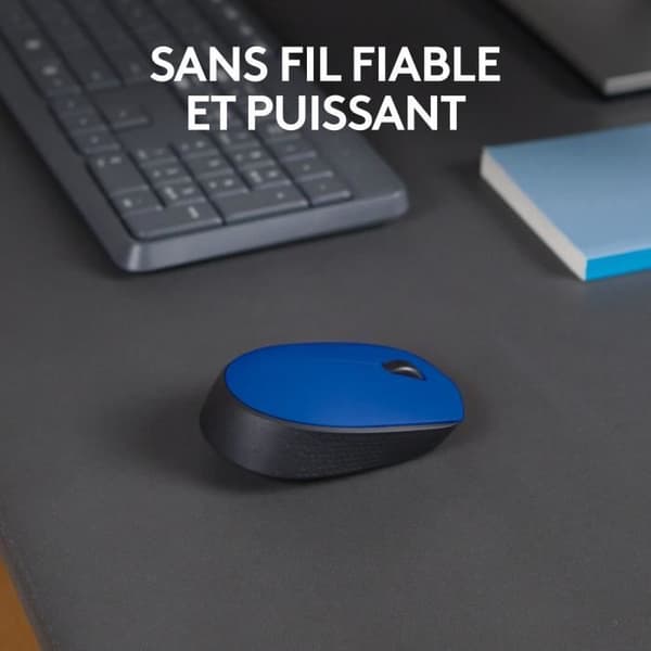 Mus - Trådlös - Logitech - M171 - Ambidextrous - Blå