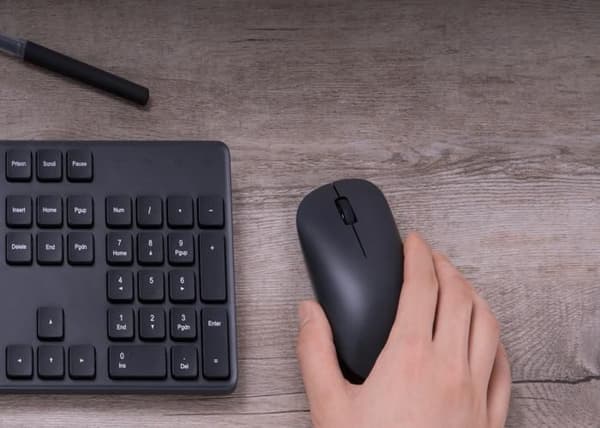 Mus - Xiaomi - Lite - Ergonomisk - Trådlös 2,4 GHz - Optisk 1000 dpi - Svart