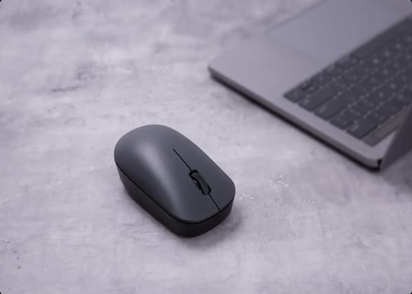 Mus - Xiaomi - Lite - Ergonomisk - Trådlös 2,4 GHz - Optisk 1000 dpi - Svart