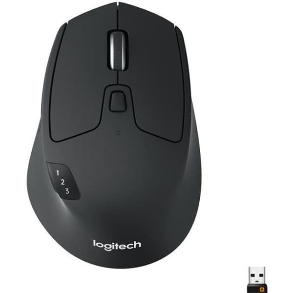 Mus - Trådlös - Logitech - M720 Triathlon - Svart
