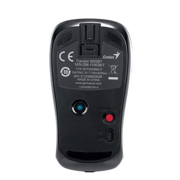 Genius Traveler 9005 BT trådlös Bluetooth-mus - BlueEye-sensor - 1200dpi - Blå