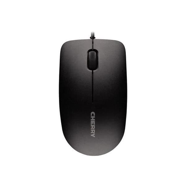 CHERRY MC 1000 Mus - Kabelansluten - Optisk - USB - 3 knappar - 1200 dpi - Svart
