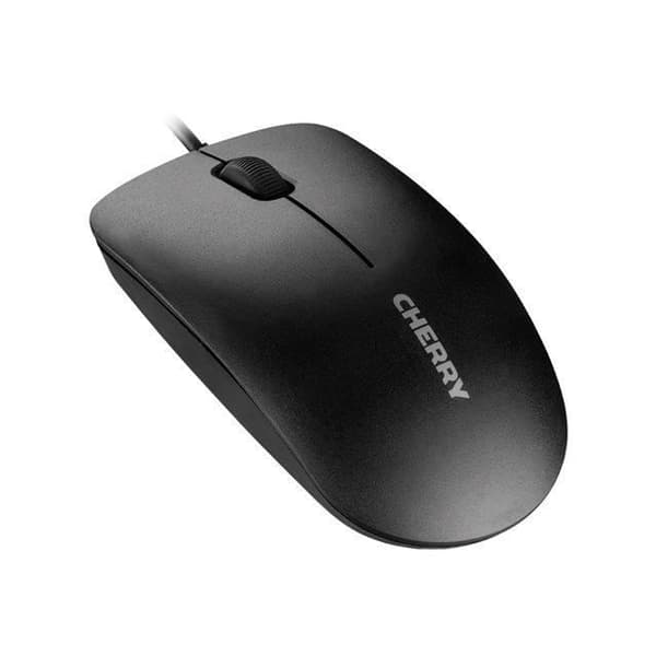 CHERRY MC 1000 Mus - Kabelansluten - Optisk - USB - 3 knappar - 1200 dpi - Svart