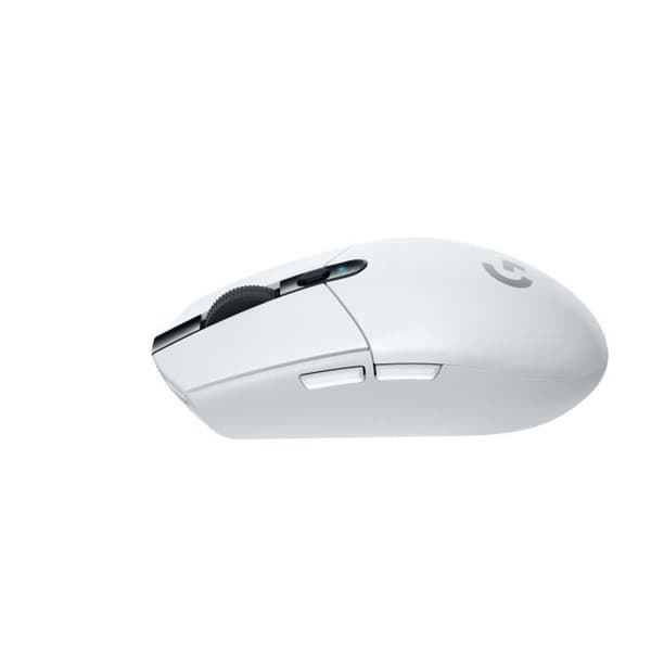 Logitech G305 trådlös mus - Optisk - RF trådlös - 12000 DPI - 400 ips - Vit